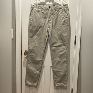Perk Pants Men 35X32 Beige Slim Fit Stretch Feel Good Chino Twill Hybrid Golf